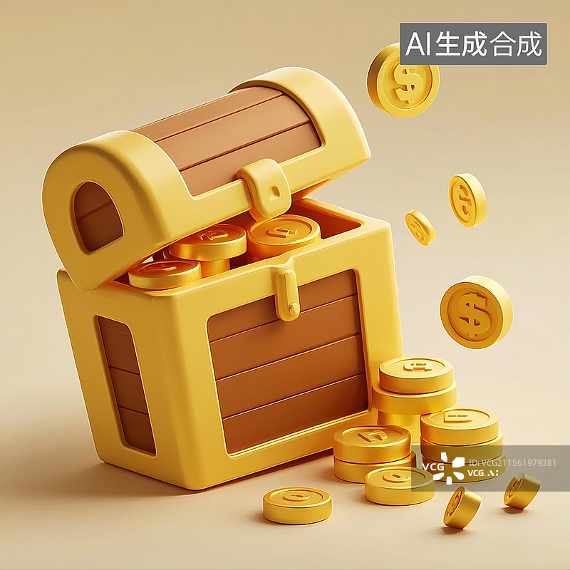 【AI数字艺术】宝藏之乐图片素材