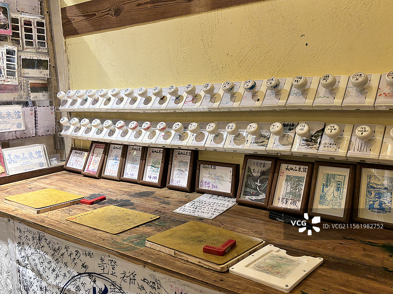 文创产品集章店图片素材