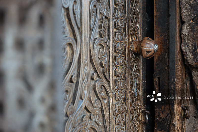 亚美尼亚深坑修道院及亚拉腊神山风光图片素材