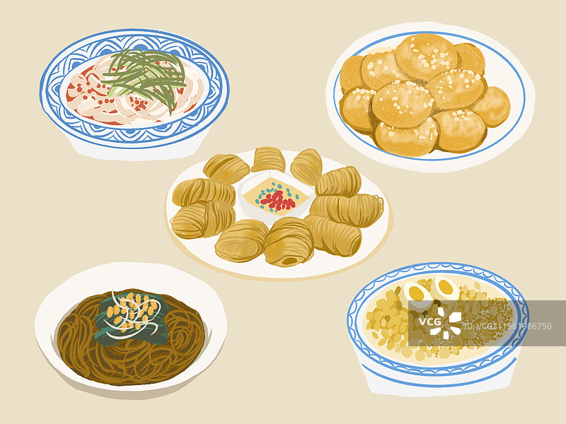 西安美食图片素材