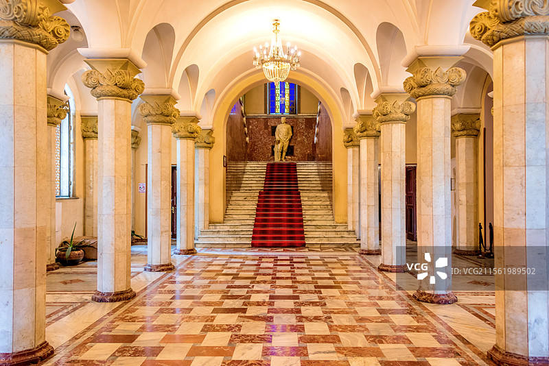 格鲁吉亚哥里斯大林纪念馆内景图片素材