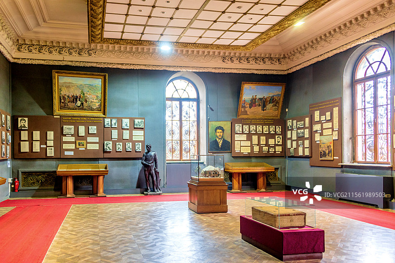 格鲁吉亚哥里斯大林纪念馆内景图片素材
