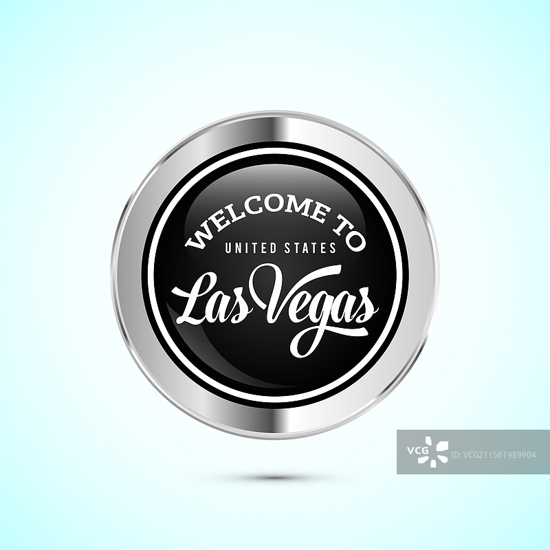 欢迎来到拉斯维加斯 创意字体文字图片素材