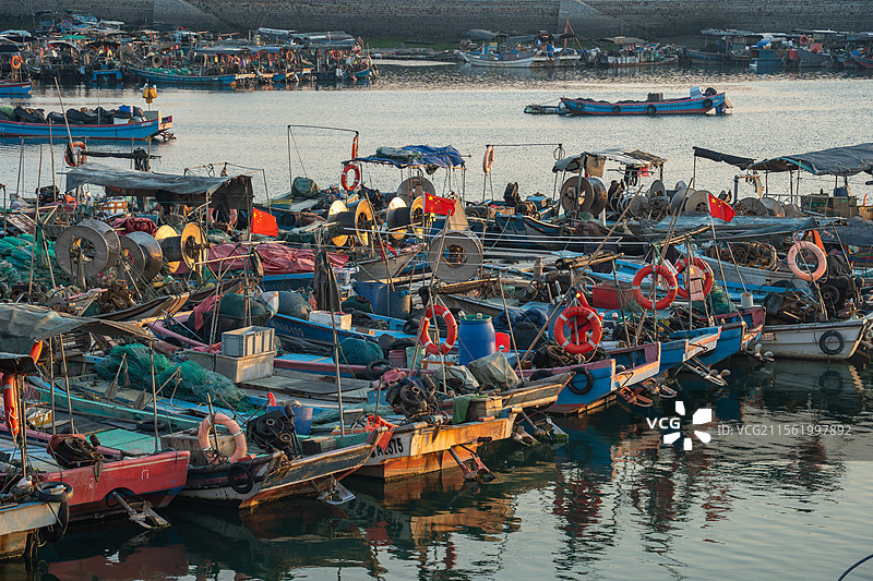 厦门翔安琼头村渔船图片素材
