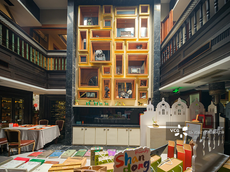 山东济南小广寒电影博物馆（电影艺术餐厅）图片素材