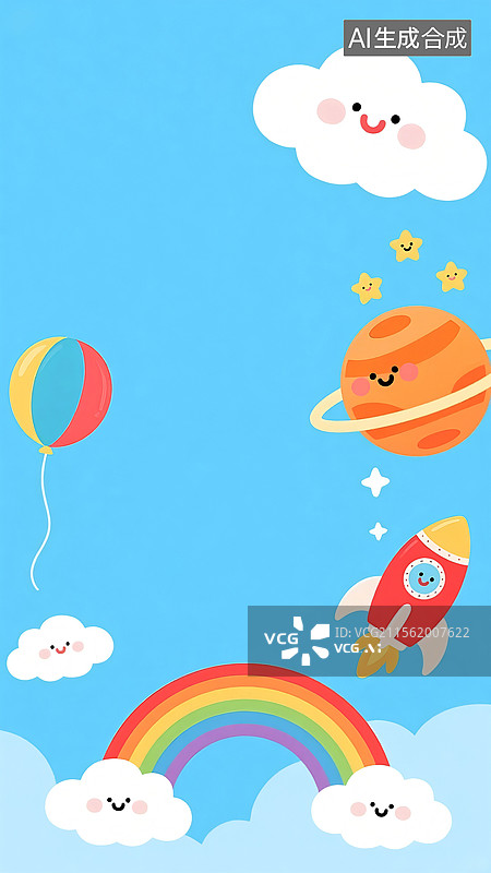 【AI数字艺术】用于小学幼儿园开学学习公告海报模板图片素材