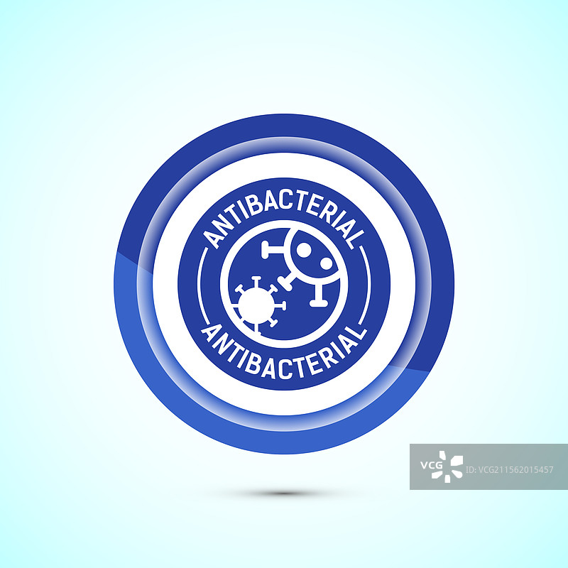抗菌图标设计卫生标签符号图片素材
