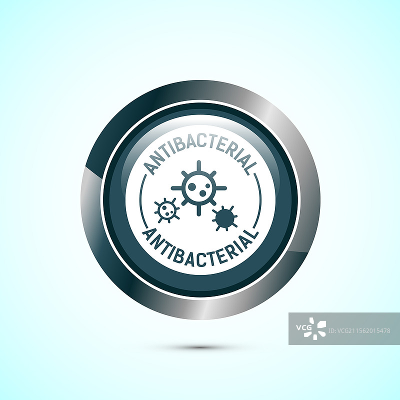 抗菌图标设计符号用于产品图片素材