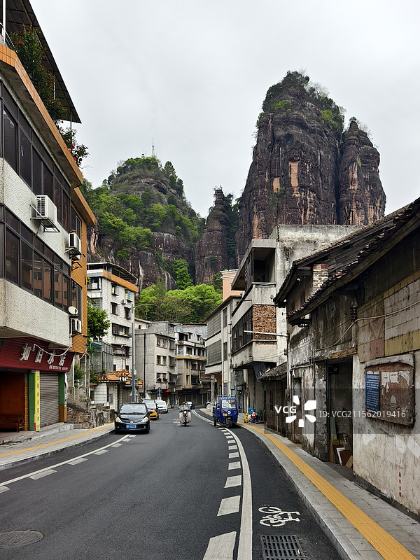 广东韶关乐昌坪石镇丹霞风景图片素材