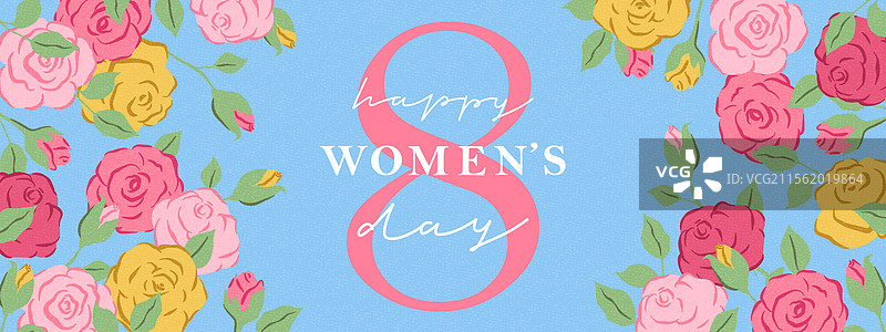 春天的花朵，3月8日国际妇女节，母亲节图片素材