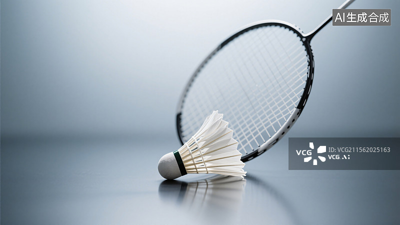 【AI数字艺术】羽毛球和羽毛球拍图片素材