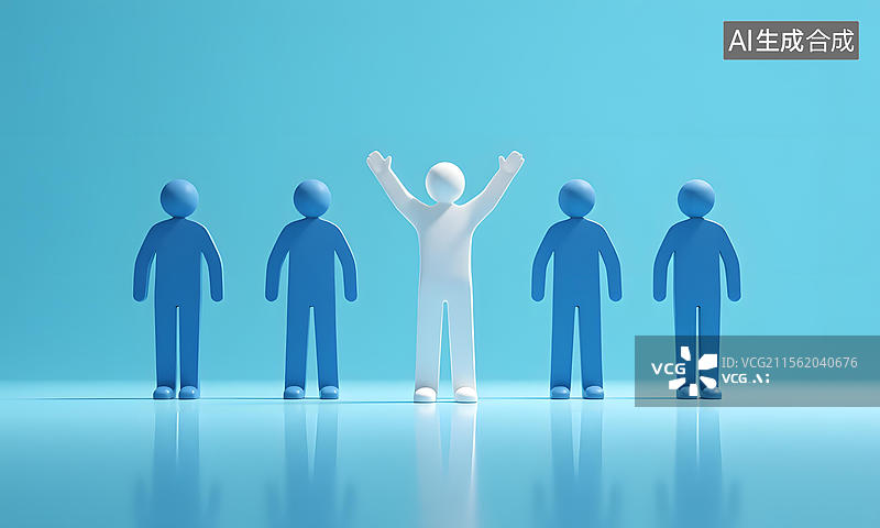 【AI数字艺术】卓越领导力的象征图片素材