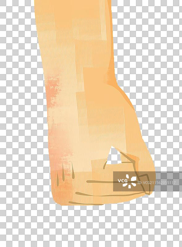 拳头握紧插画元素图片素材