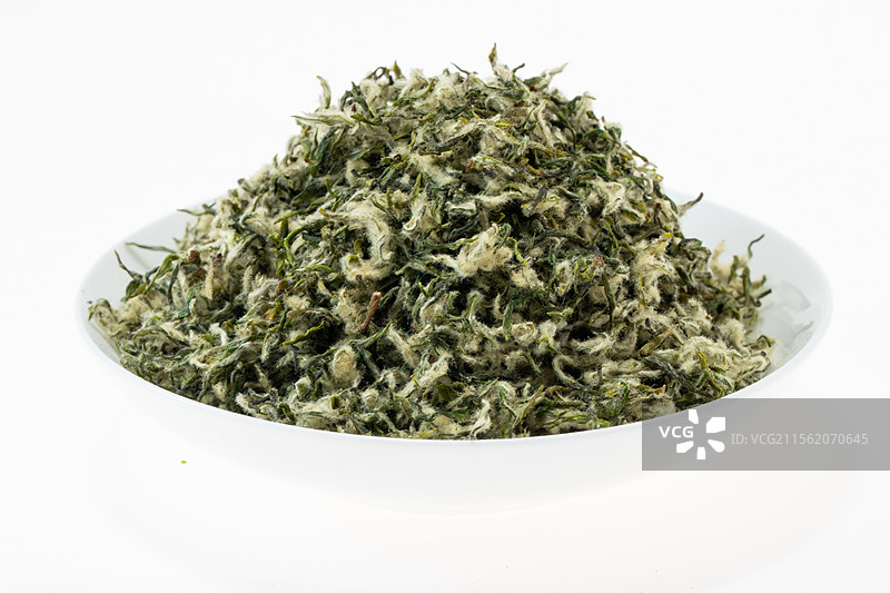 中国十大名茶之一江苏苏州太湖洞庭山碧螺春图片素材