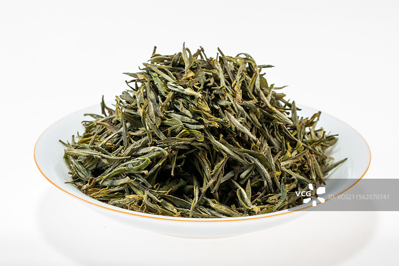 安徽六安市金寨黄芽茶叶黄茶图片素材