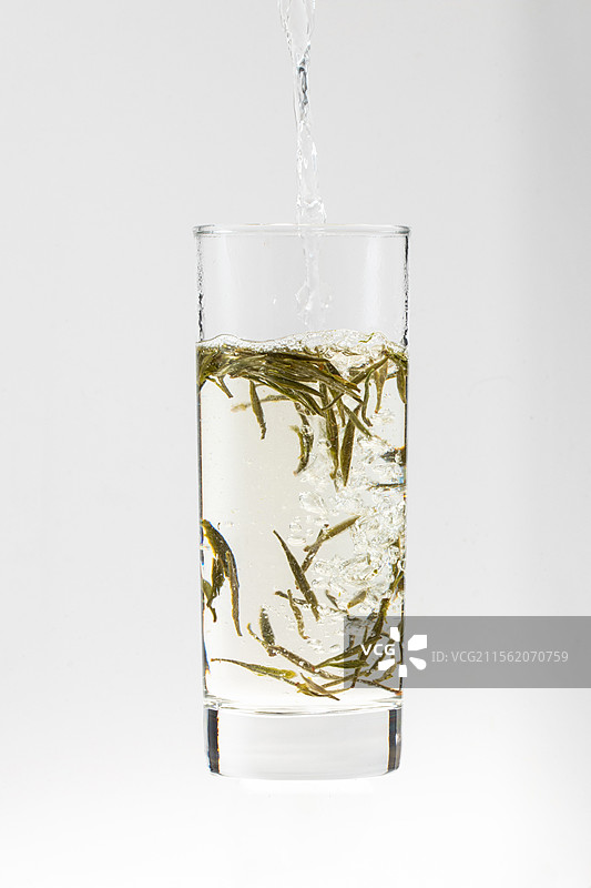 安徽六安市金寨黄芽茶叶黄茶图片素材