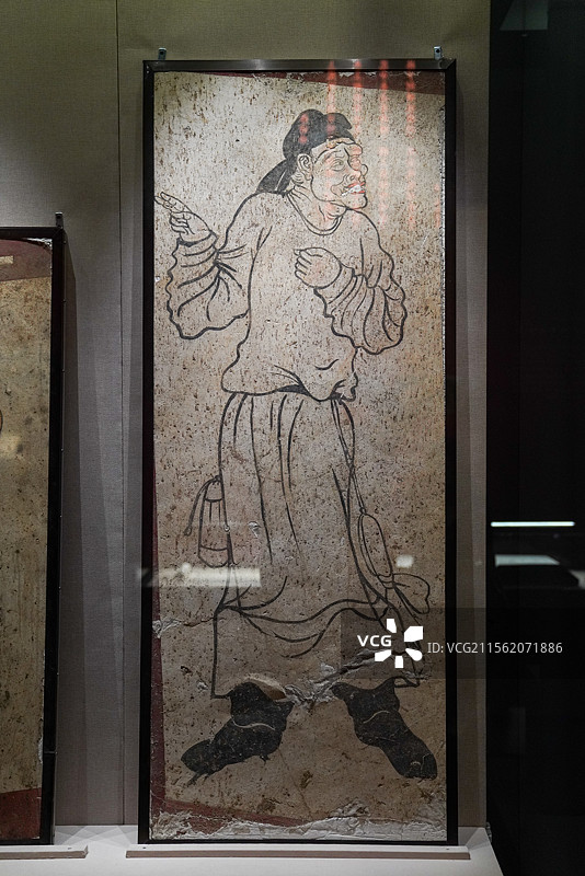 上海市闵行区博物馆，《贞观鉴——大唐历史文化主题展》，唐代，宦官图，昭陵博物馆图片素材