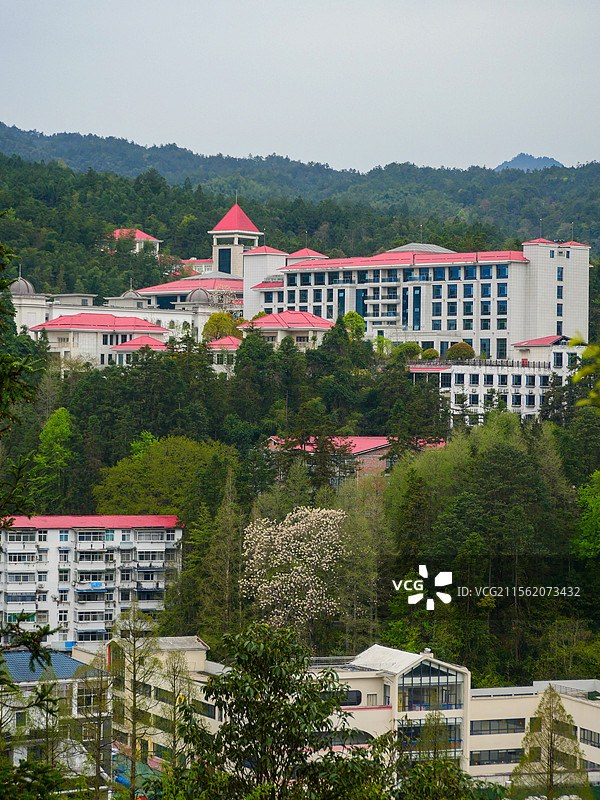 茨坪镇挹翠湖图片素材