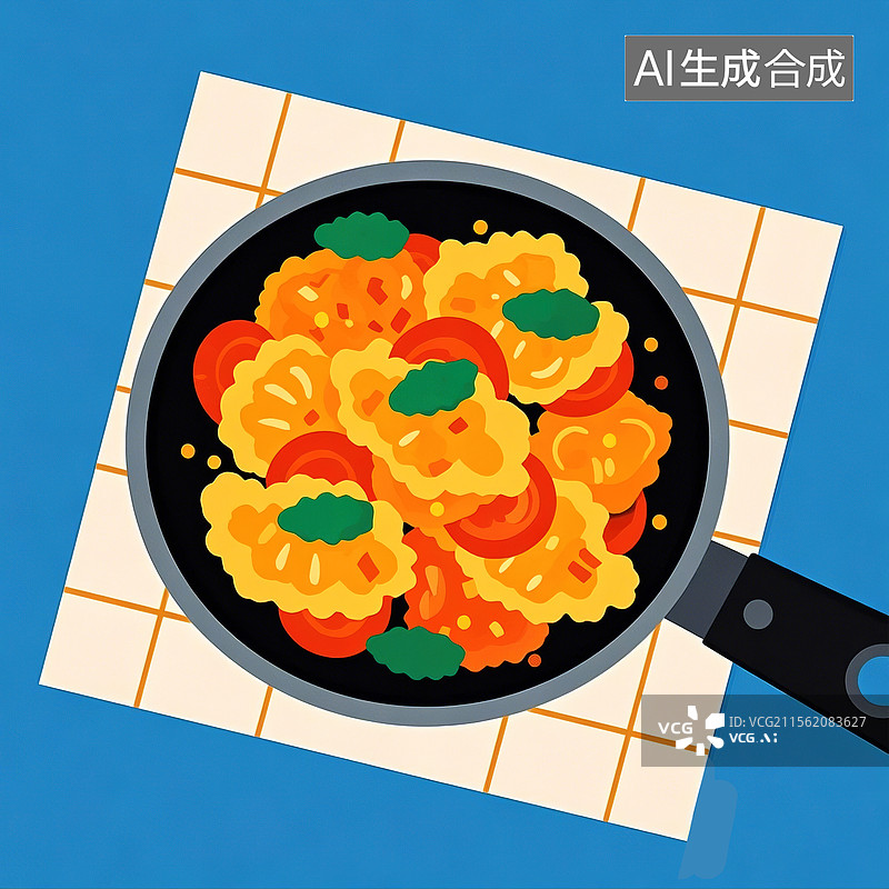 【AI数字艺术】中华美食锅包肉图片素材
