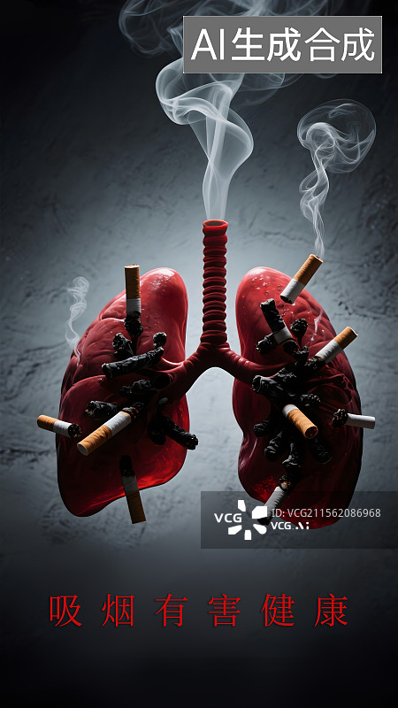 【AI数字艺术】世界无烟日海报图片素材