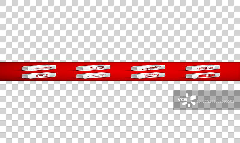 设置线服务器数据网络托管保护腕带图片素材