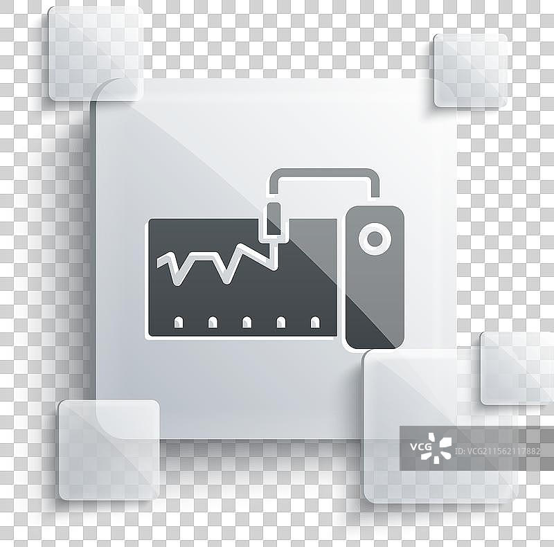 灰色电气测量仪器图标图片素材