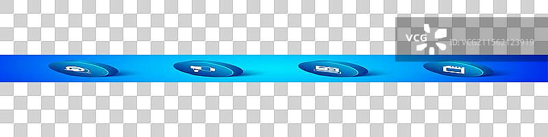 等距摄影机、SD卡和柔光箱的组合图片素材