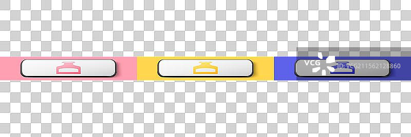 粉色背景上的等距葡萄酒瓶图标图片素材