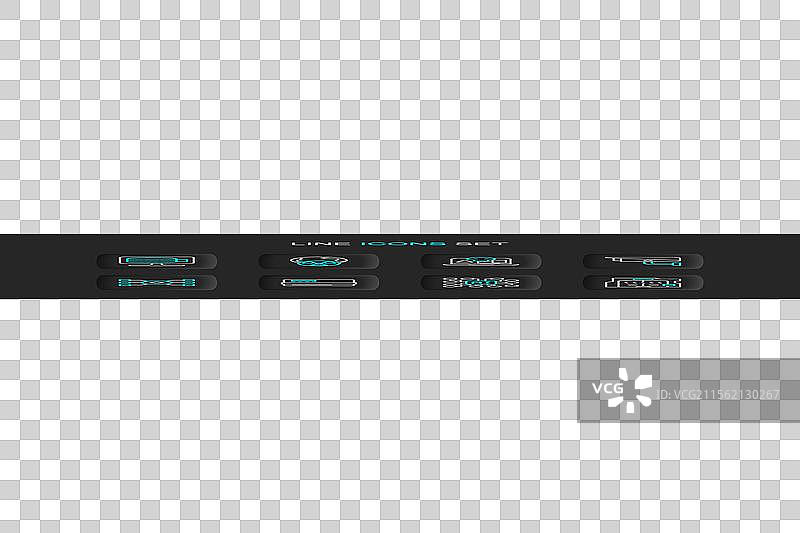 未来感的滑动门与神经网络图片素材