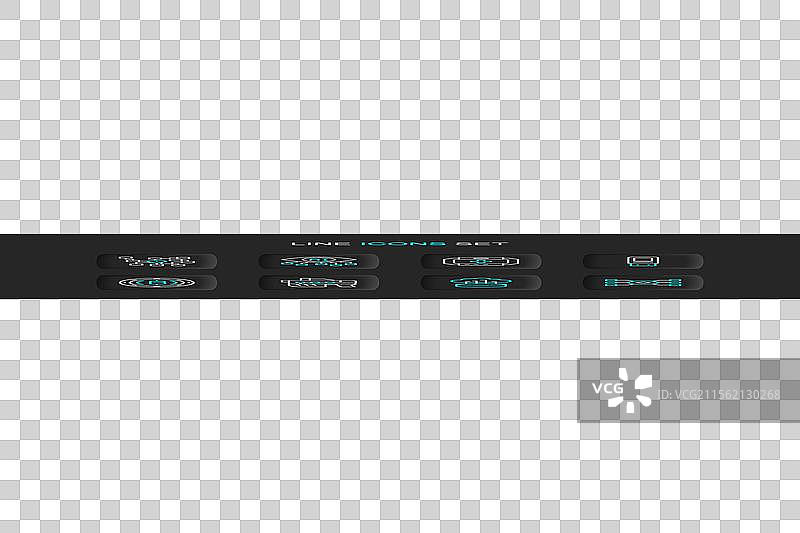 设置线性神经网络云连接图片素材