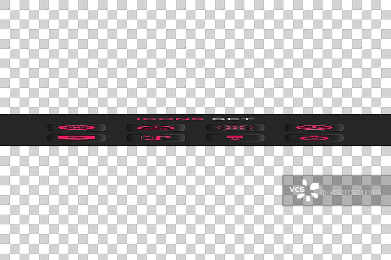 汽车消声器、速度计和合金轮圈图片素材