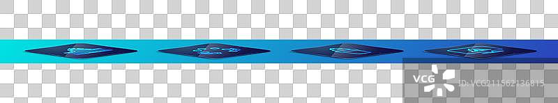 等距线条冰淇淋在华夫饼卷中图片素材