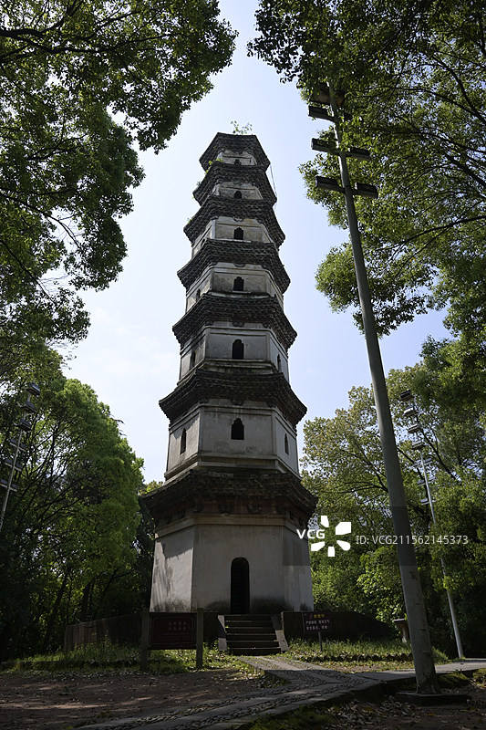 龙游民居苑鸡鸣塔图片素材