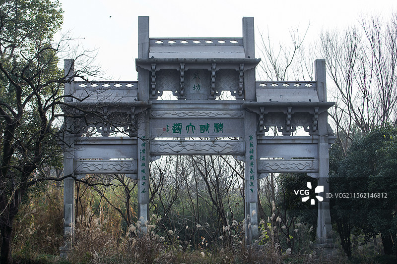 杭州西溪湿地河渚街图片素材