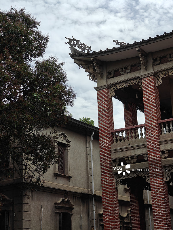 鼓浪屿老别墅-海天堂构图片素材