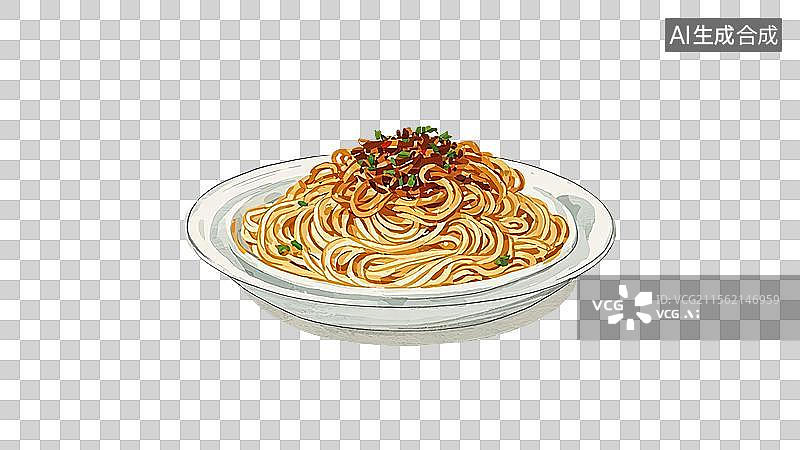 【AI数字艺术】热干面图片素材