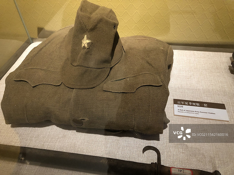 民国时期日军夏季便服一套图片素材