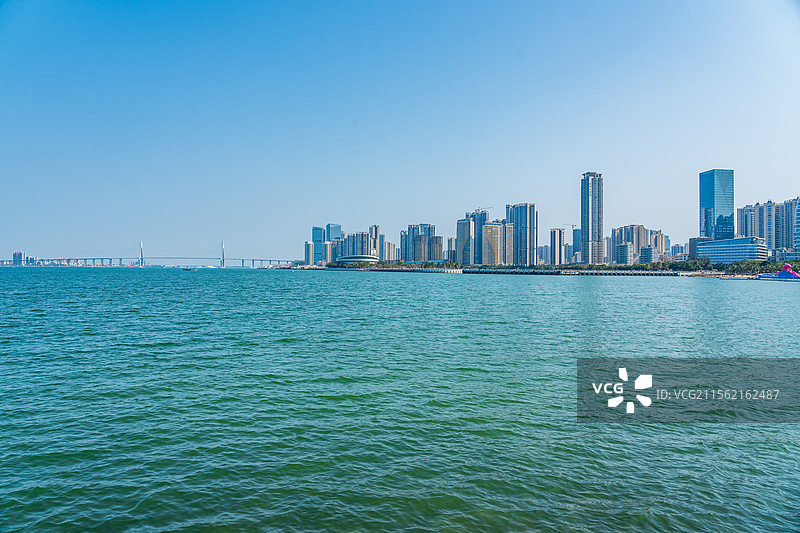 湛江金沙湾观海长廊图片素材