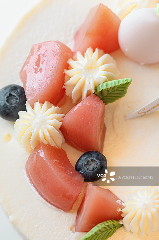 生日蛋糕奶油蛋糕蜜桃蛋糕凤梨柠檬蛋糕菠萝蛋糕甜品烘焙甜食下午茶纪念日粉色浪漫水蜜桃蛋糕慕斯蛋糕瑞士卷图片素材