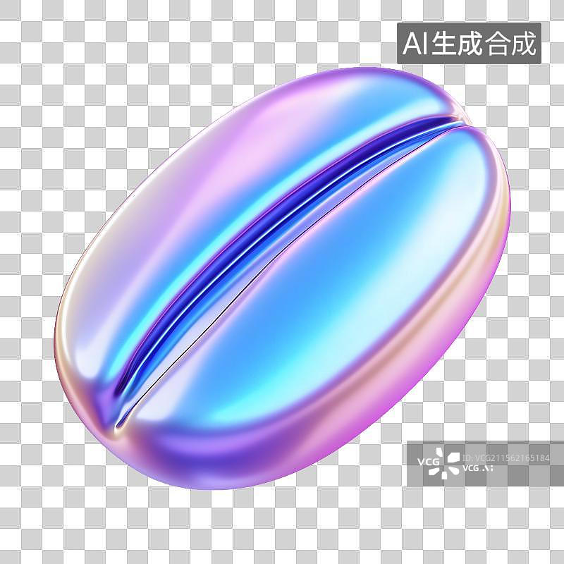 【AI数字艺术】酸性设计元素：咖啡豆图片素材