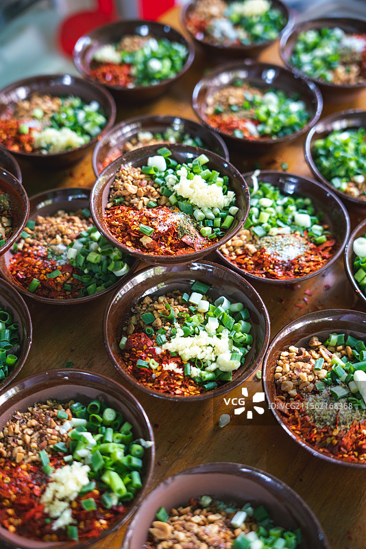 重庆 豆花饭 碗碗菜图片素材