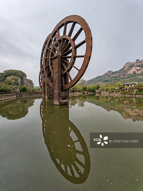 嵖岈山风光～水车图片素材