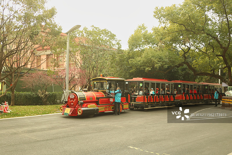 长沙橘子洲和五一广场黄兴南路商业街图片素材