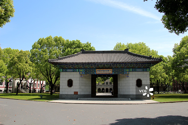 上海财经大学 —— 老校门图片素材