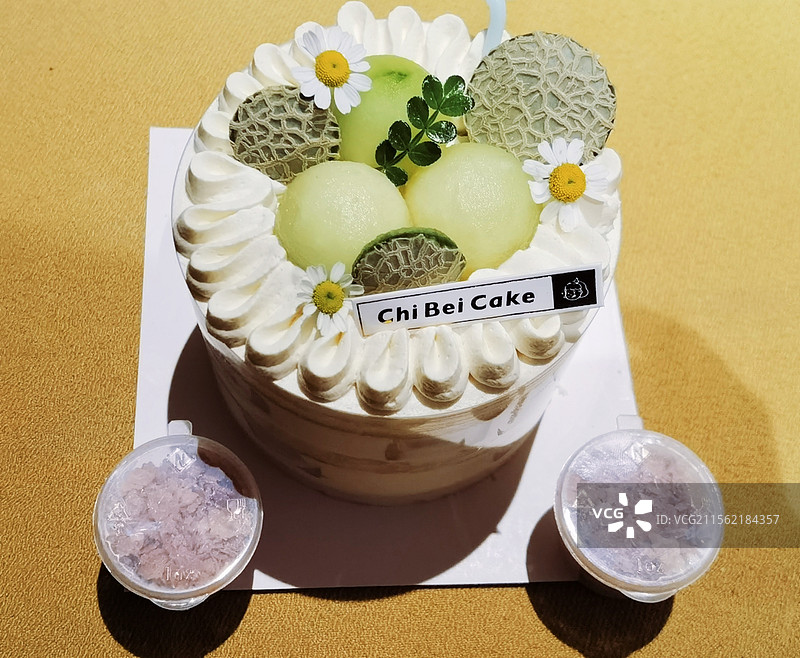 动物奶油蛋糕图片素材