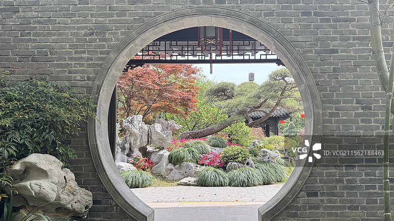 园林景色·涵碧园图片素材