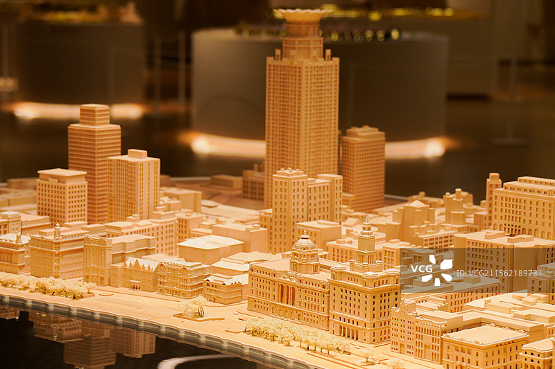 上海城市规划博物馆城市模型图片素材