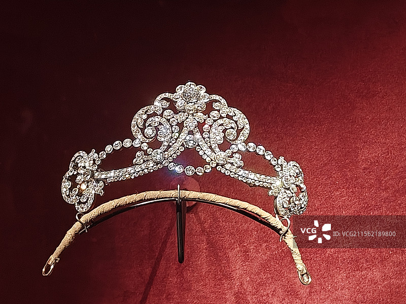 珠宝展古董钻石王冠图片素材