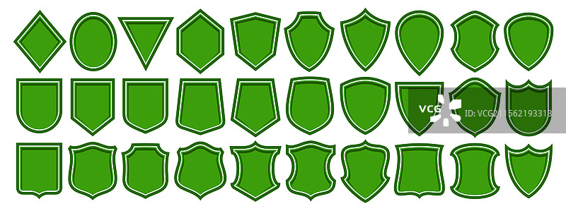 盾牌图标集图片素材