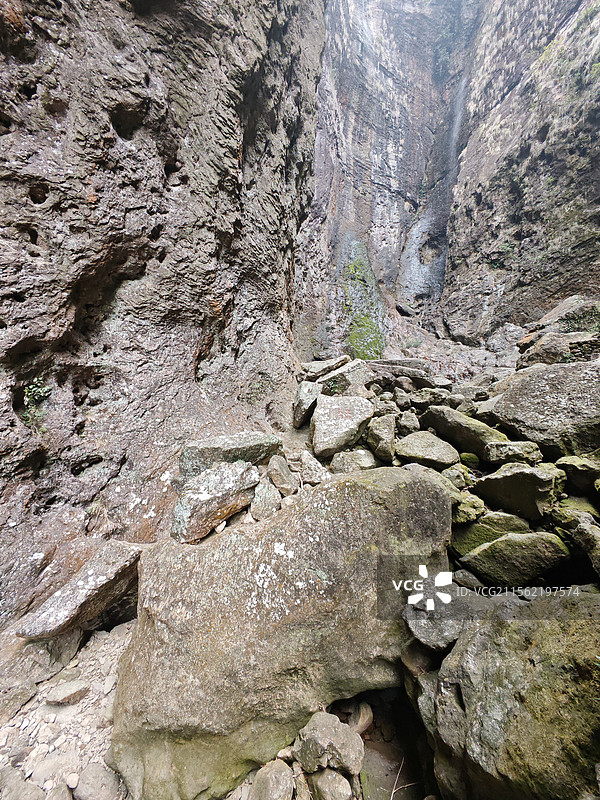 雁荡山灵岩景区小龙湫图片素材